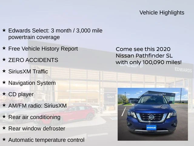 Used 2020 Blue Nissan SL image 8