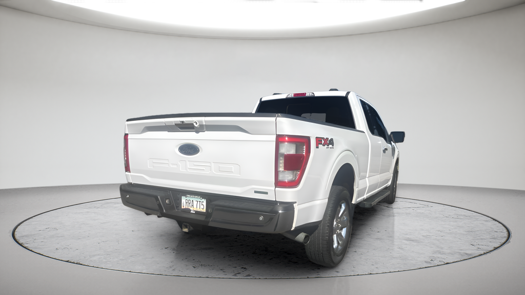 Used 2022 Oxford White Ford Lariat image 3