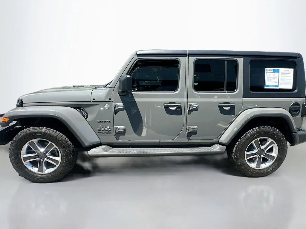 Used 2020 Sting-Gray Clearcoat Jeep Sahara image 4