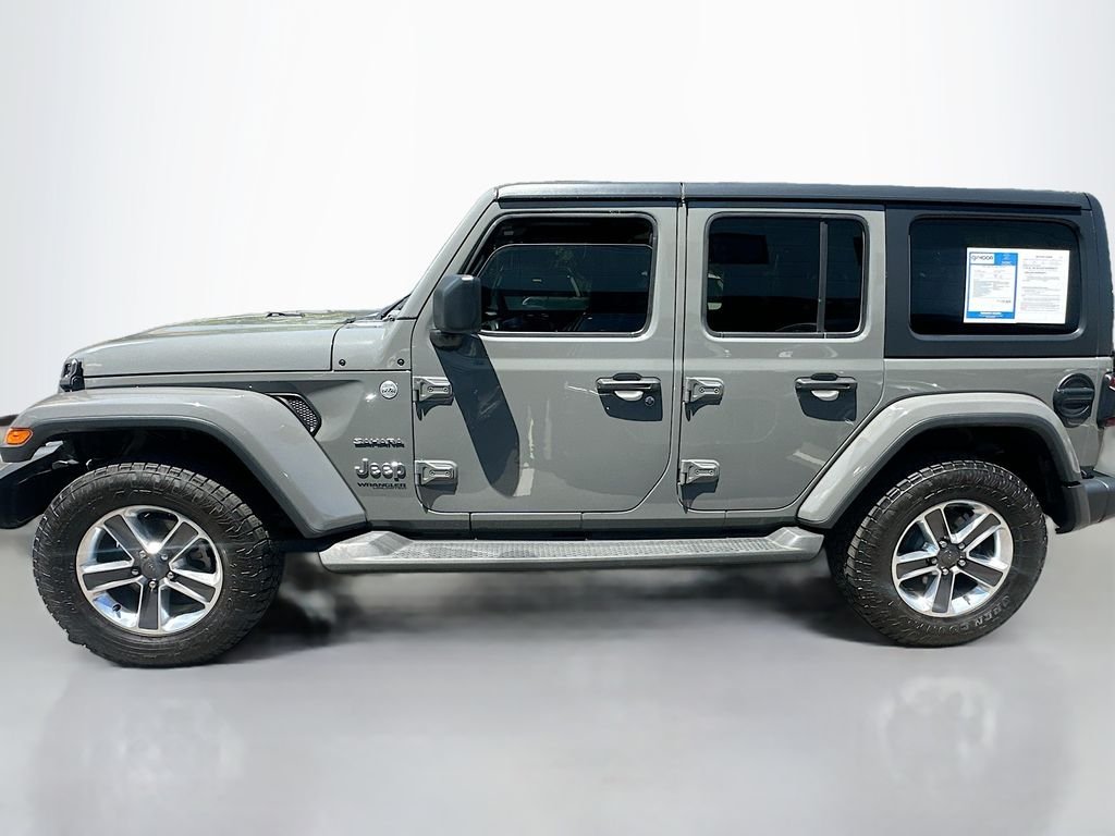 Used 2020 Sting-Gray Clearcoat Jeep Sahara image 4