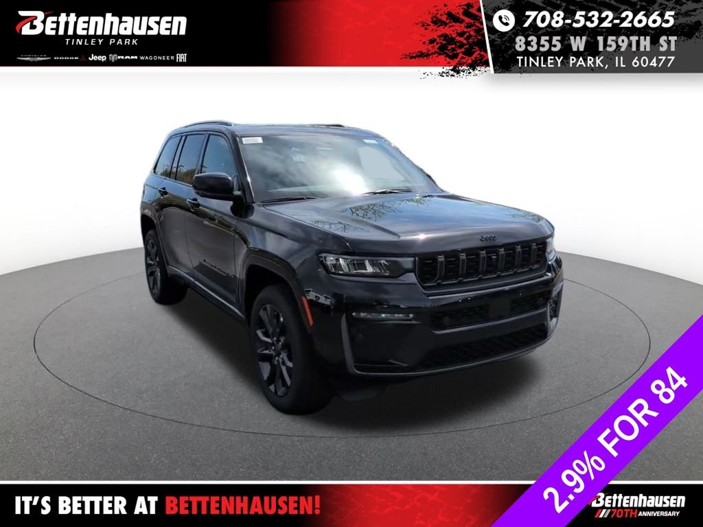 New 2026 Diamond Black Crystal Pearl-Coat Exterior Paint Jeep Limited Reserve image 5