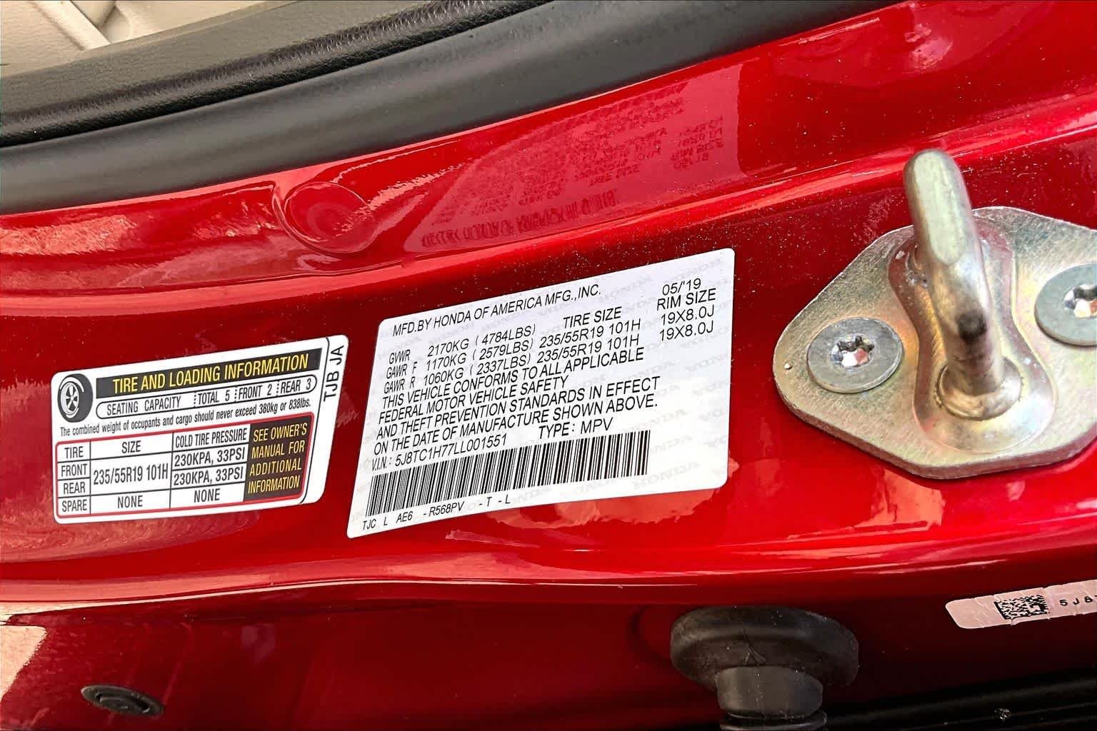 Used 2020 Performance Red Pearl Acura w/Advance Pkg image 34