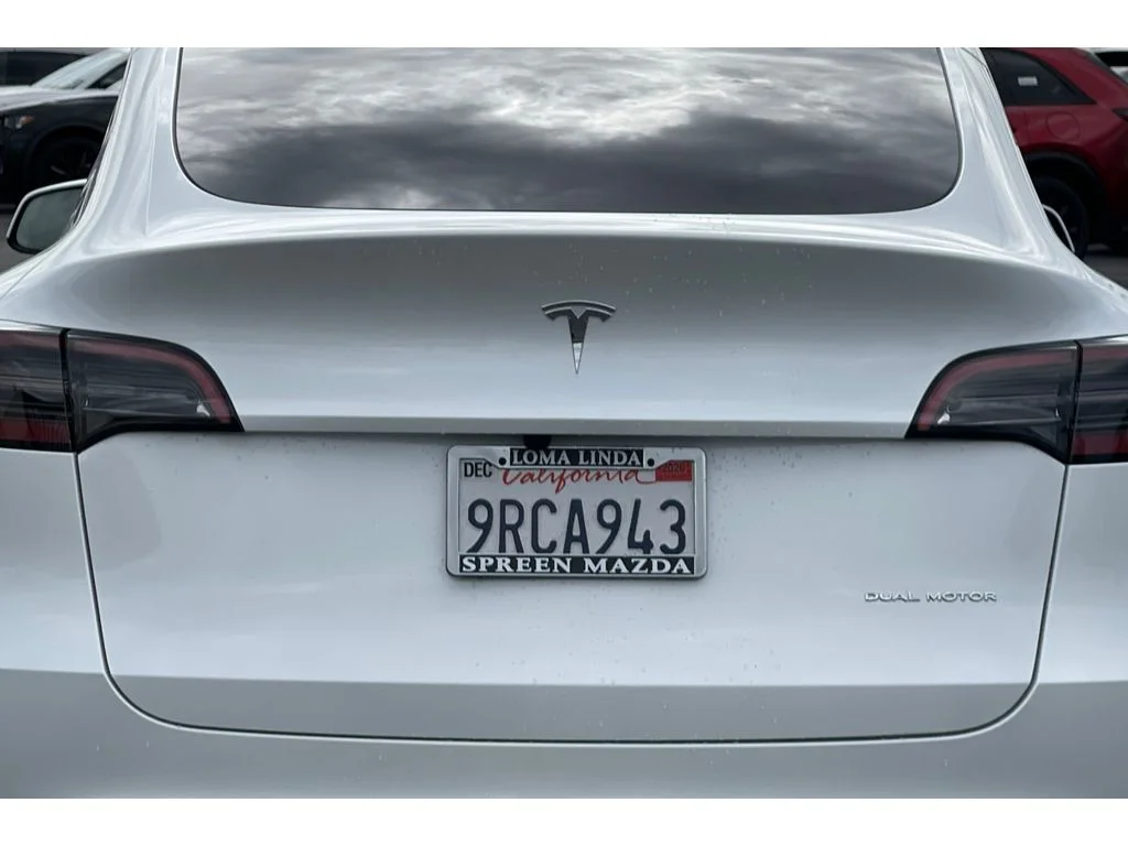 Used 2025 Pearl White Multi-Coat Tesla Long Range image 16