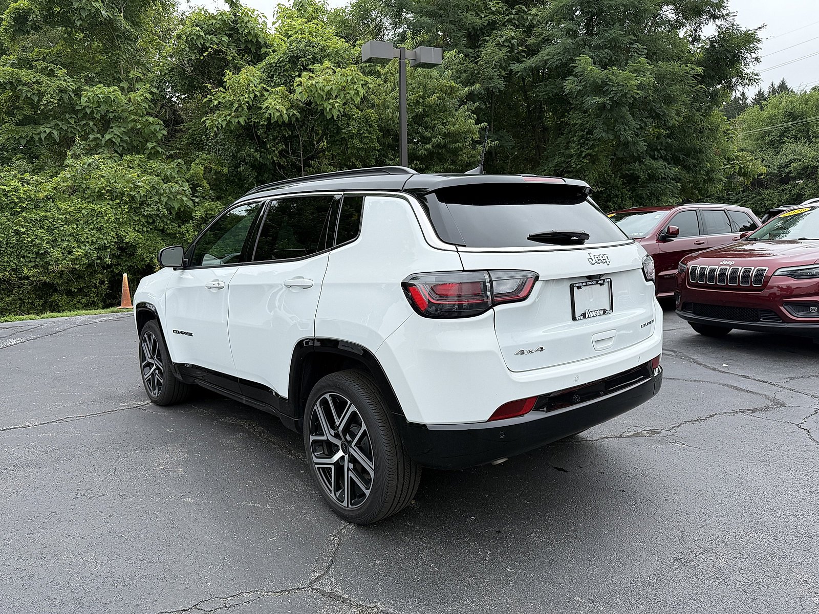Used 2025 Bright White Clearcoat Jeep Limited image 4