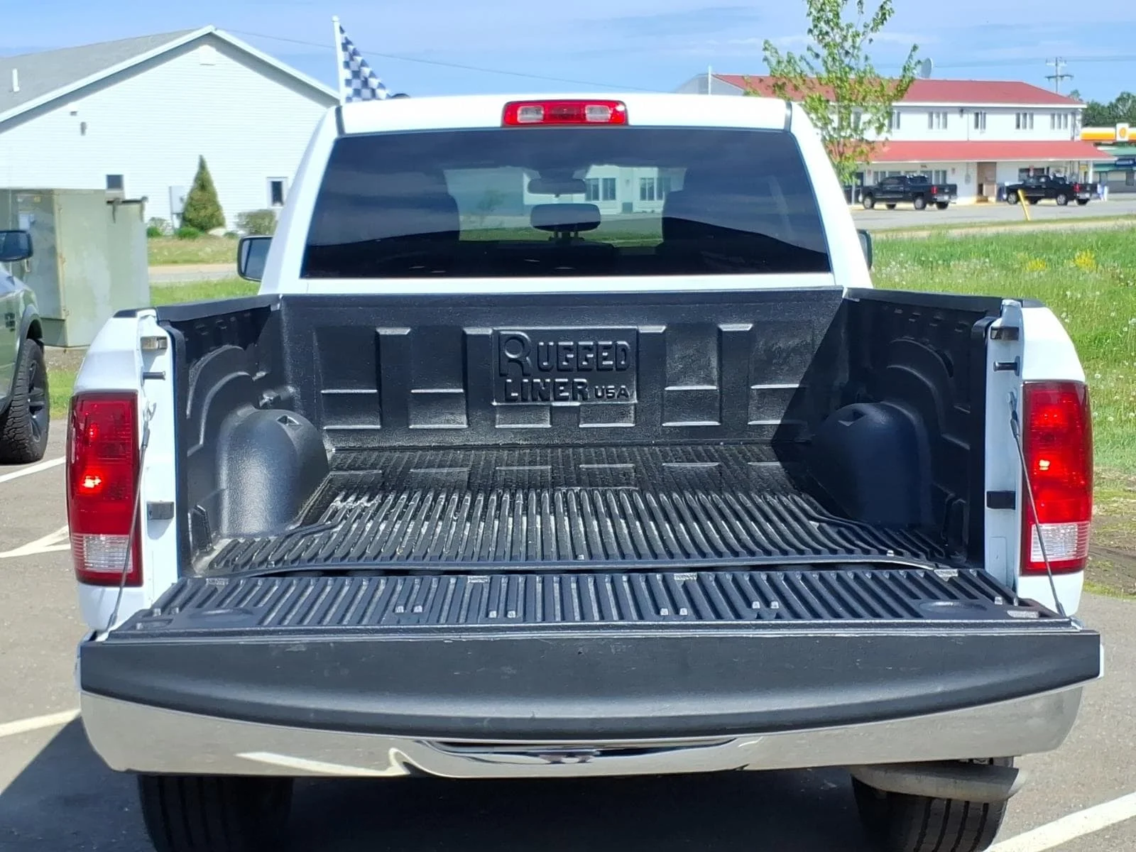 Used 2024 Bright White Clearcoat Ram SLT image 13