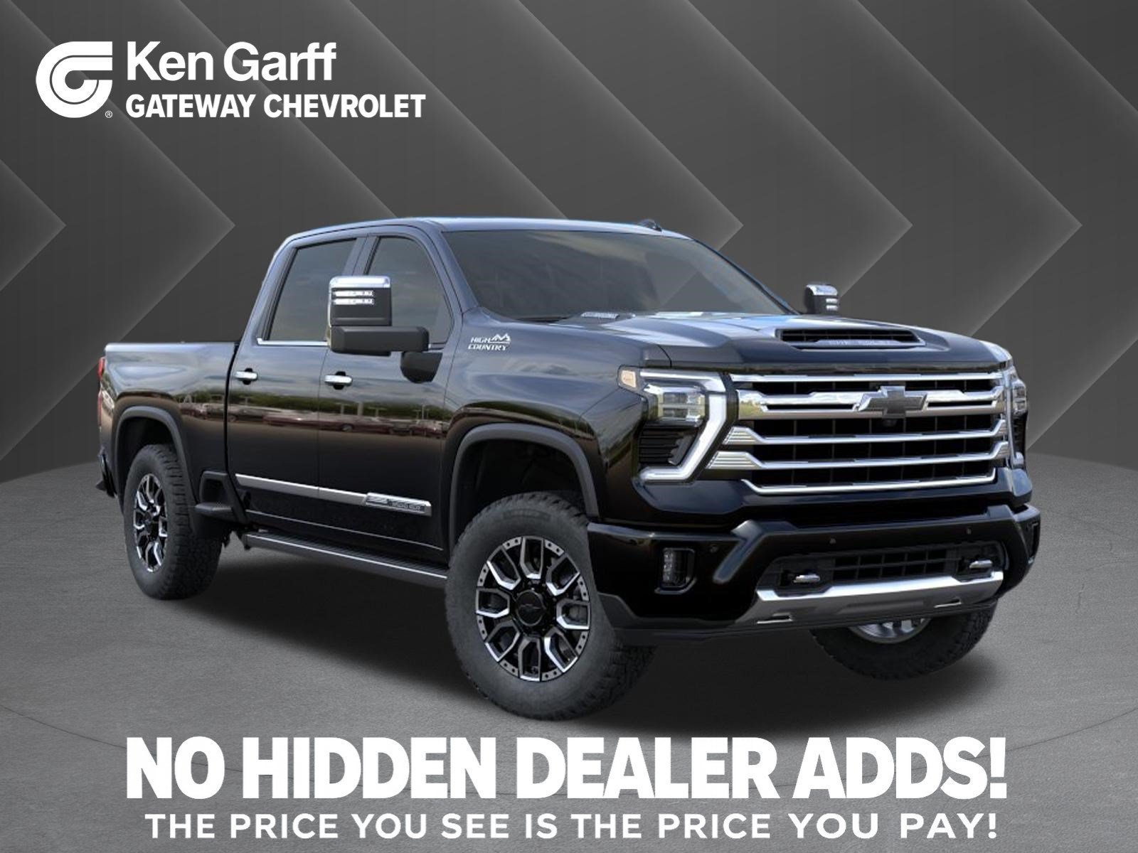 New 2026 Black Chevrolet High Country image 1