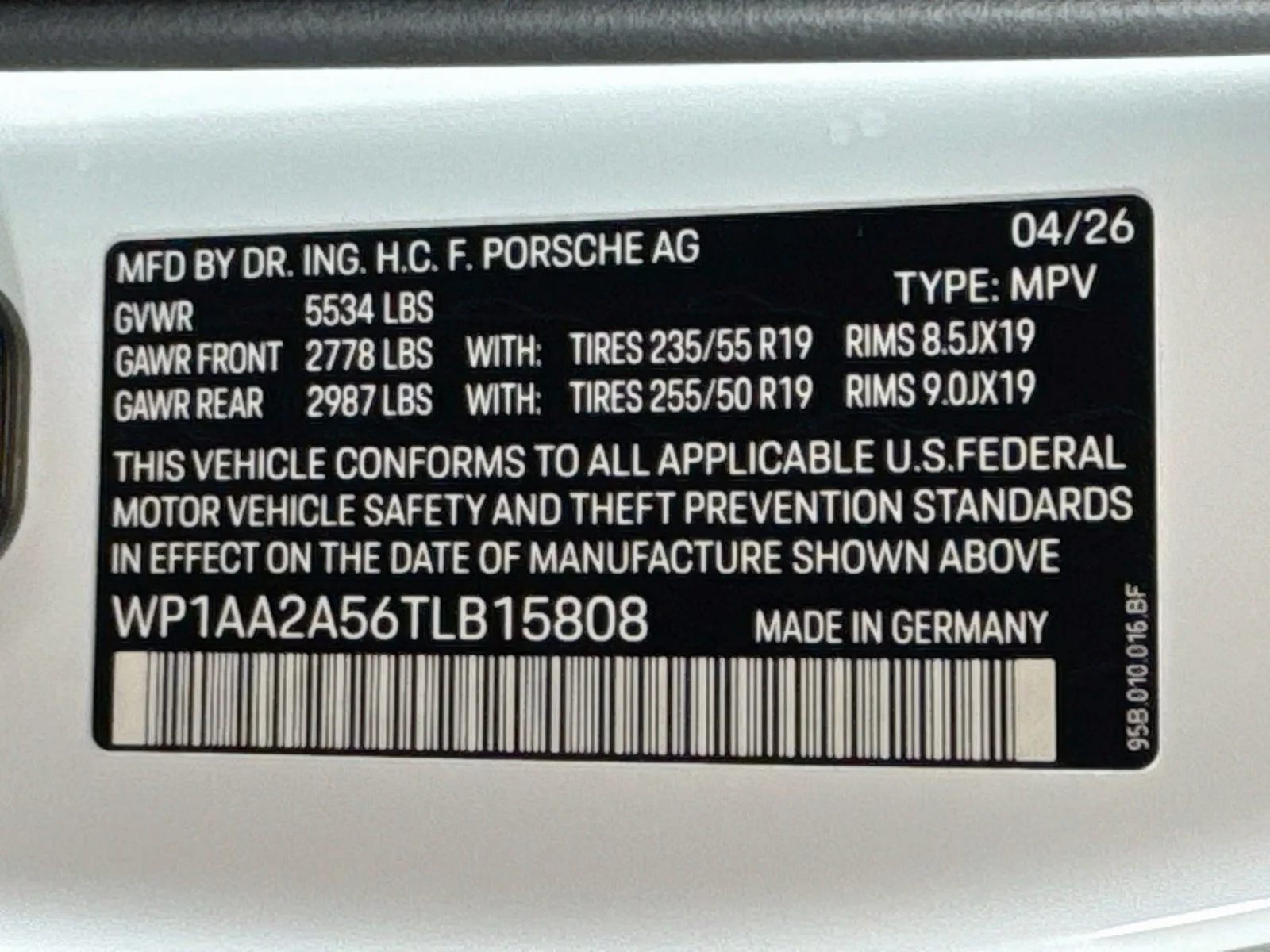 New 2026 White Porsche  image 26