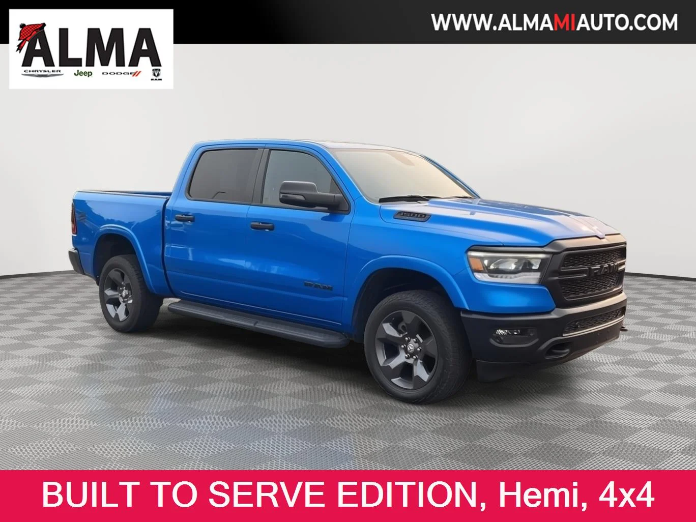 Used 2023 Hydro Blue Pearlcoat Ram Big Horn image 2