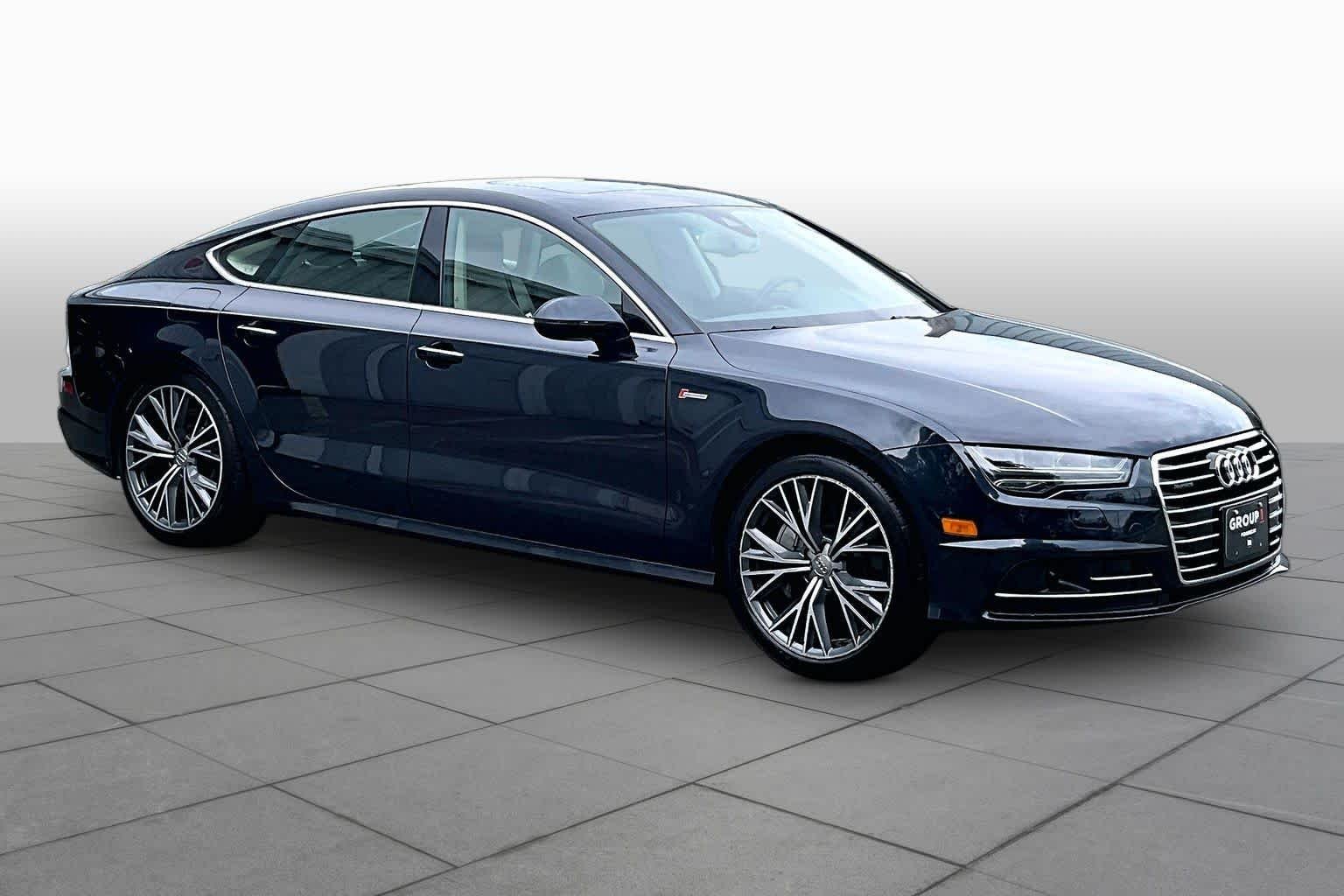 Used 2018 Moonlight Blue Metallic Audi Premium Plus image 3