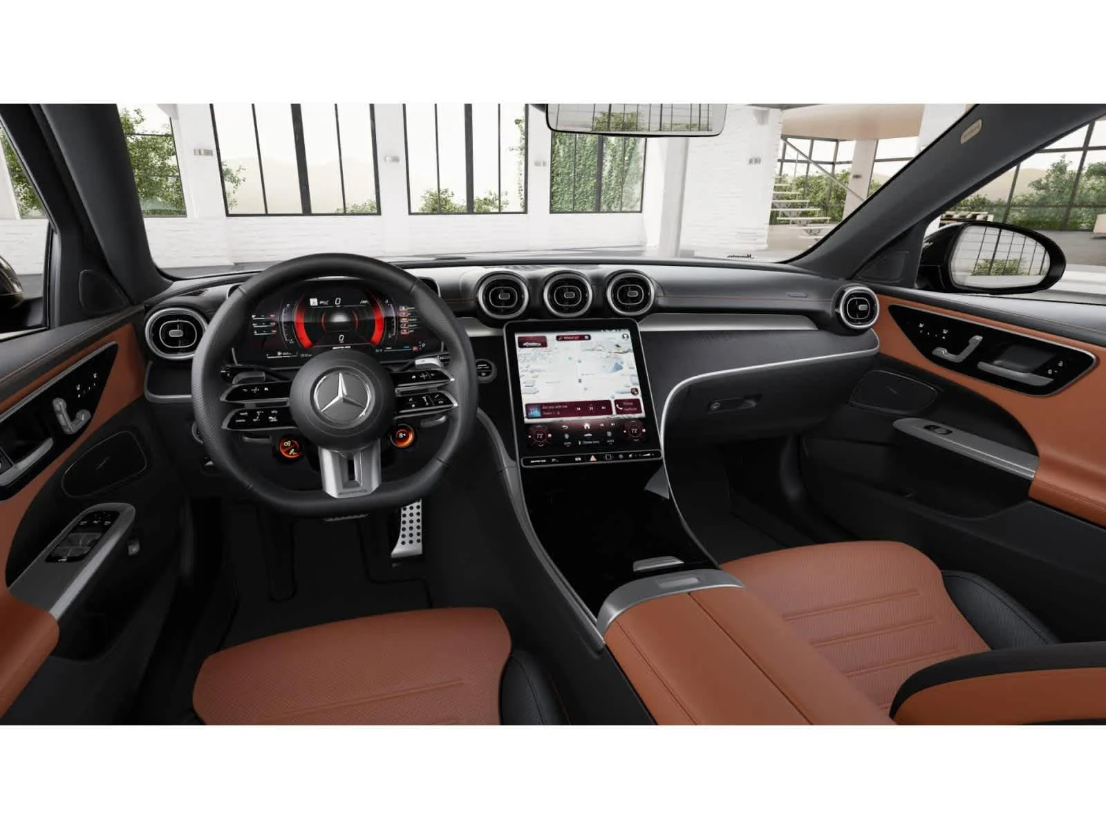 New 2026 Polar White Mercedes-Benz AMG® C 43 image 2