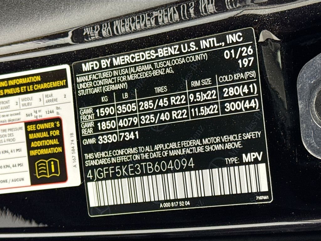 New 2026 Obsidian Black Metallic Mercedes-Benz GLS 450 image 34