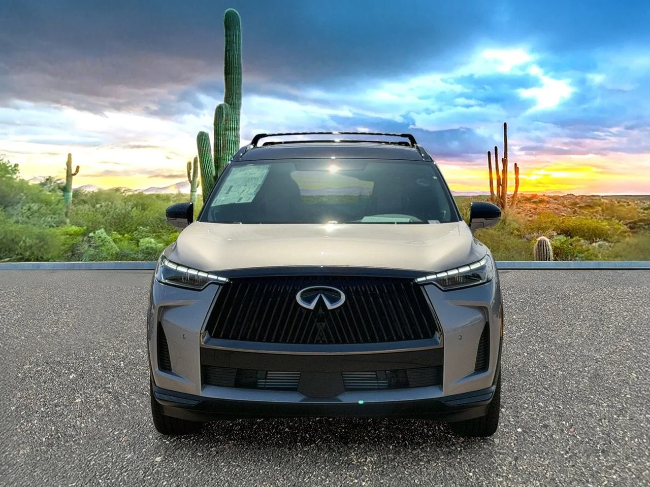 New 2027 Warm Titanium/Black Obsidian INFINITI AUTOGRAPH image 9