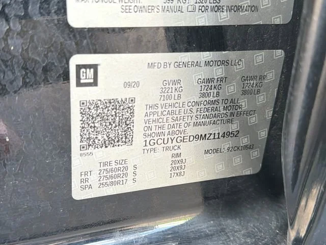 Used 2021 BLACK Chevrolet LTZ image 16