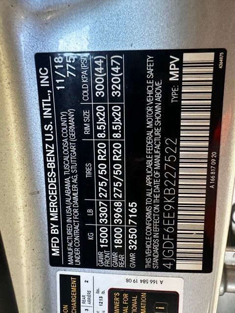 Used 2019 Silver Mercedes-Benz GLS 450 image 17