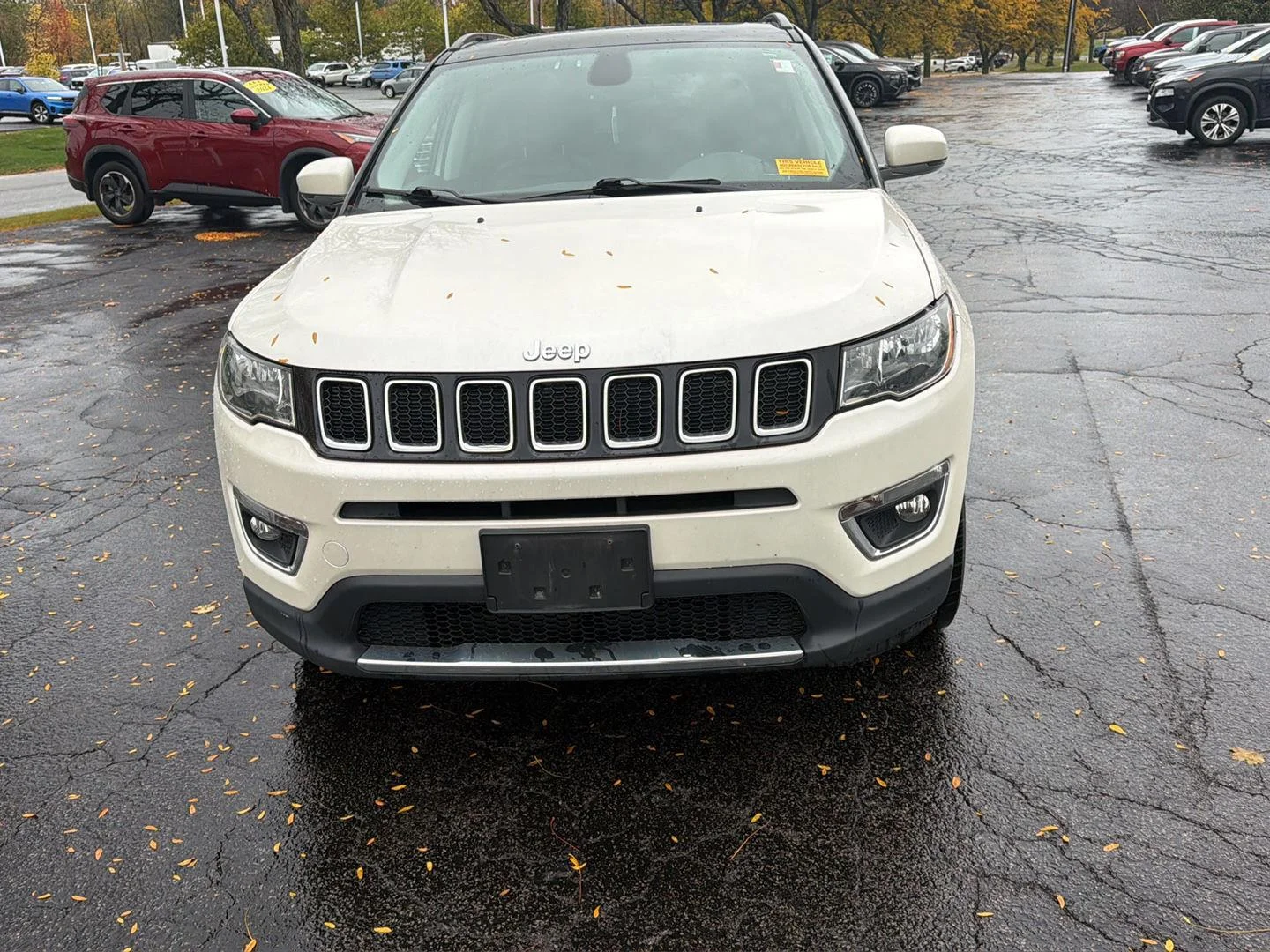 Used 2019 Pearl White Tri-Coat Jeep Limited image 10