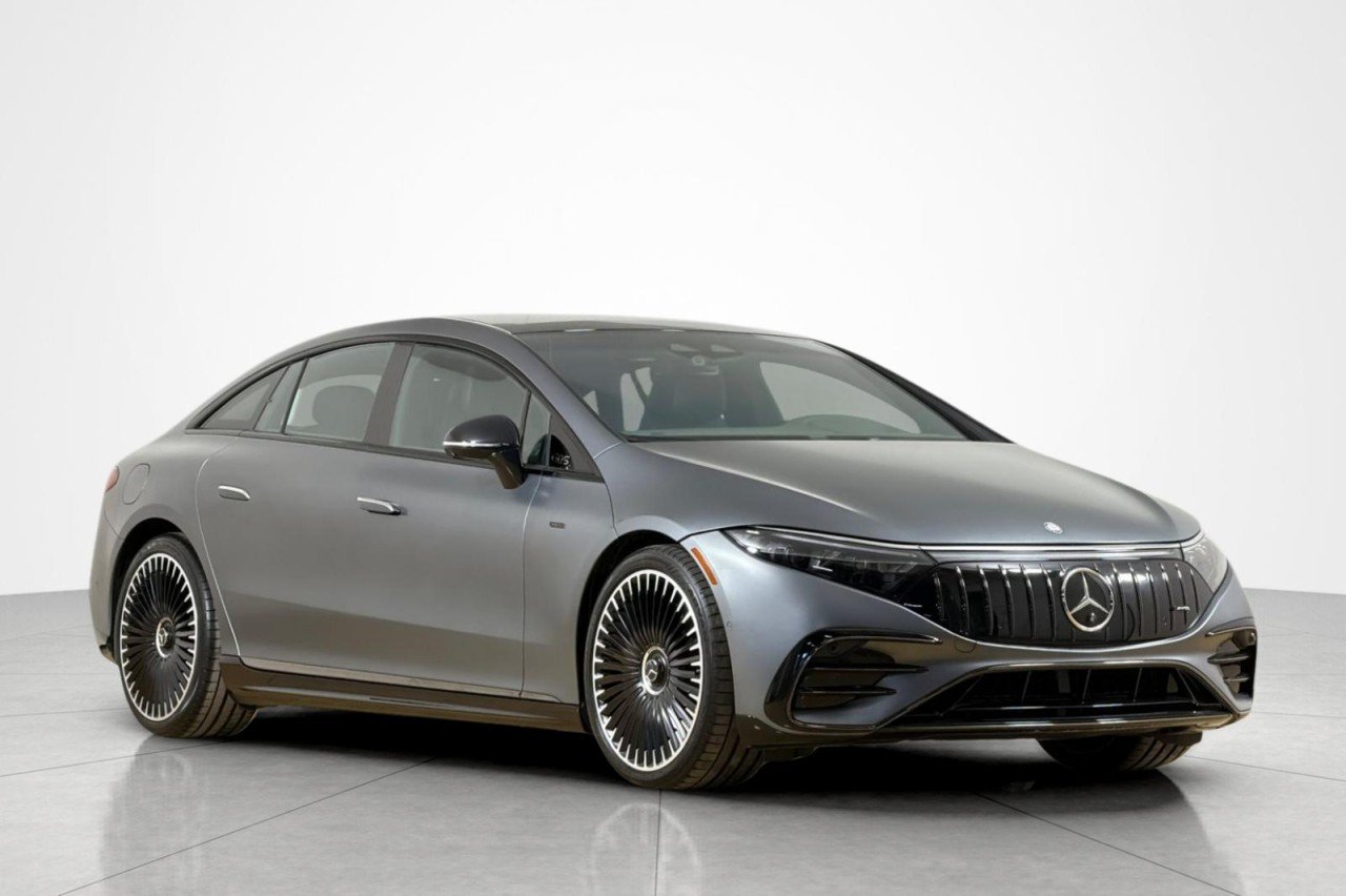 Certified Used 2024 MANUFAKTUR Selenite Grey Magno Mercedes-Benz AMG® EQS image 7