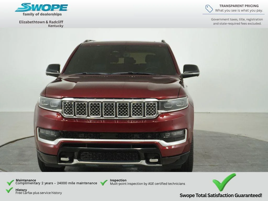 Used 2024 Velvet Red Pearlcoat Jeep Series III image 8