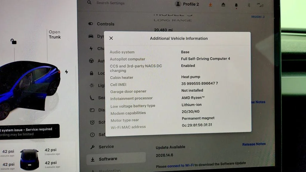 Used 2025 Stealth Grey Tesla Long Range RWD w/ Traffic Aware Cruise Control image 15