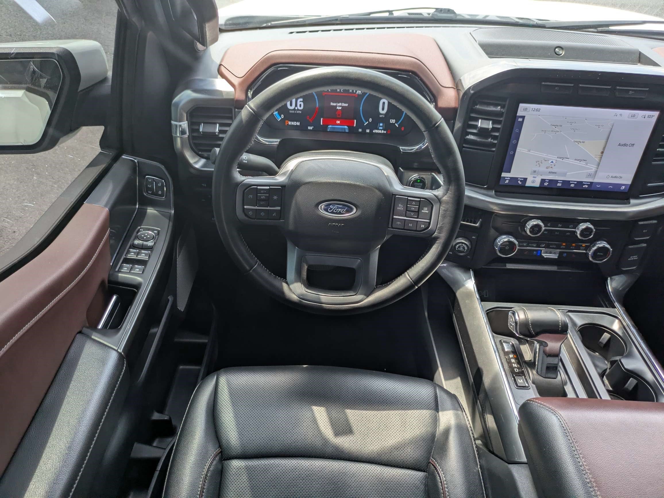 Used 2023 Star White Metallic Tri-Coat Ford LARIAT image 21
