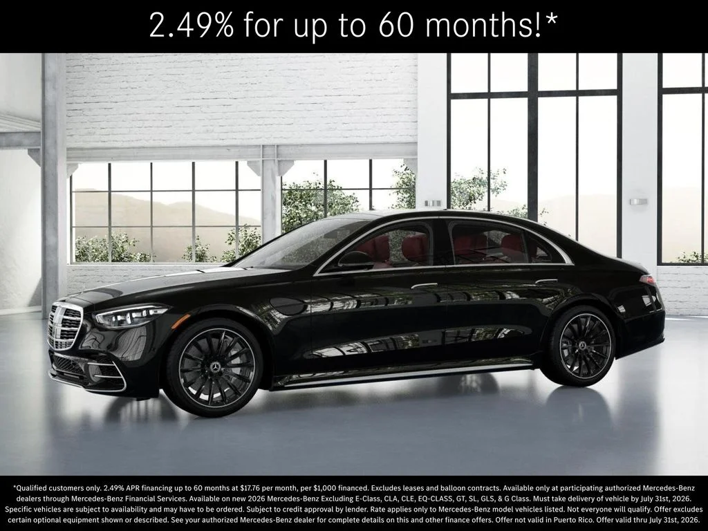 New 2026 Obsidian Black Metallic Mercedes-Benz S 580 image 37