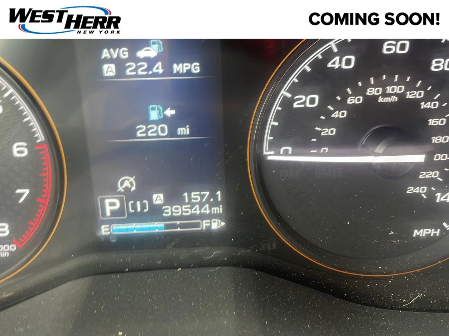 Used 2024 Geyser Blue Subaru Wilderness image 1