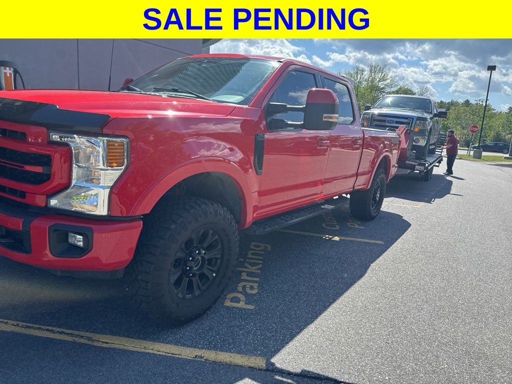 Used 2022 Red Ford Lariat image 3
