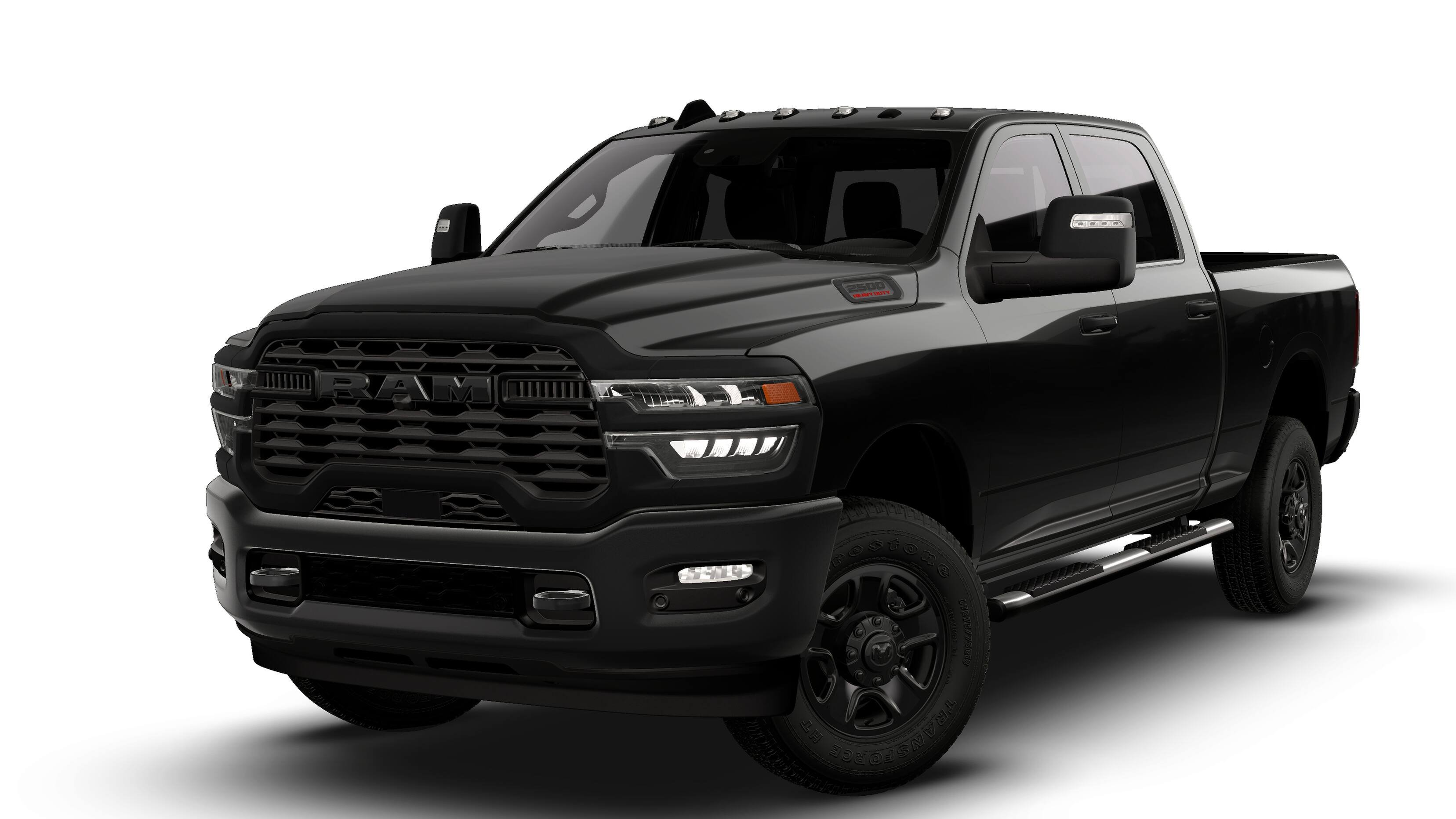 New 2026 Diamond Black Crystal Pearl-Coat Exterior Paint RAM Tradesman image 13