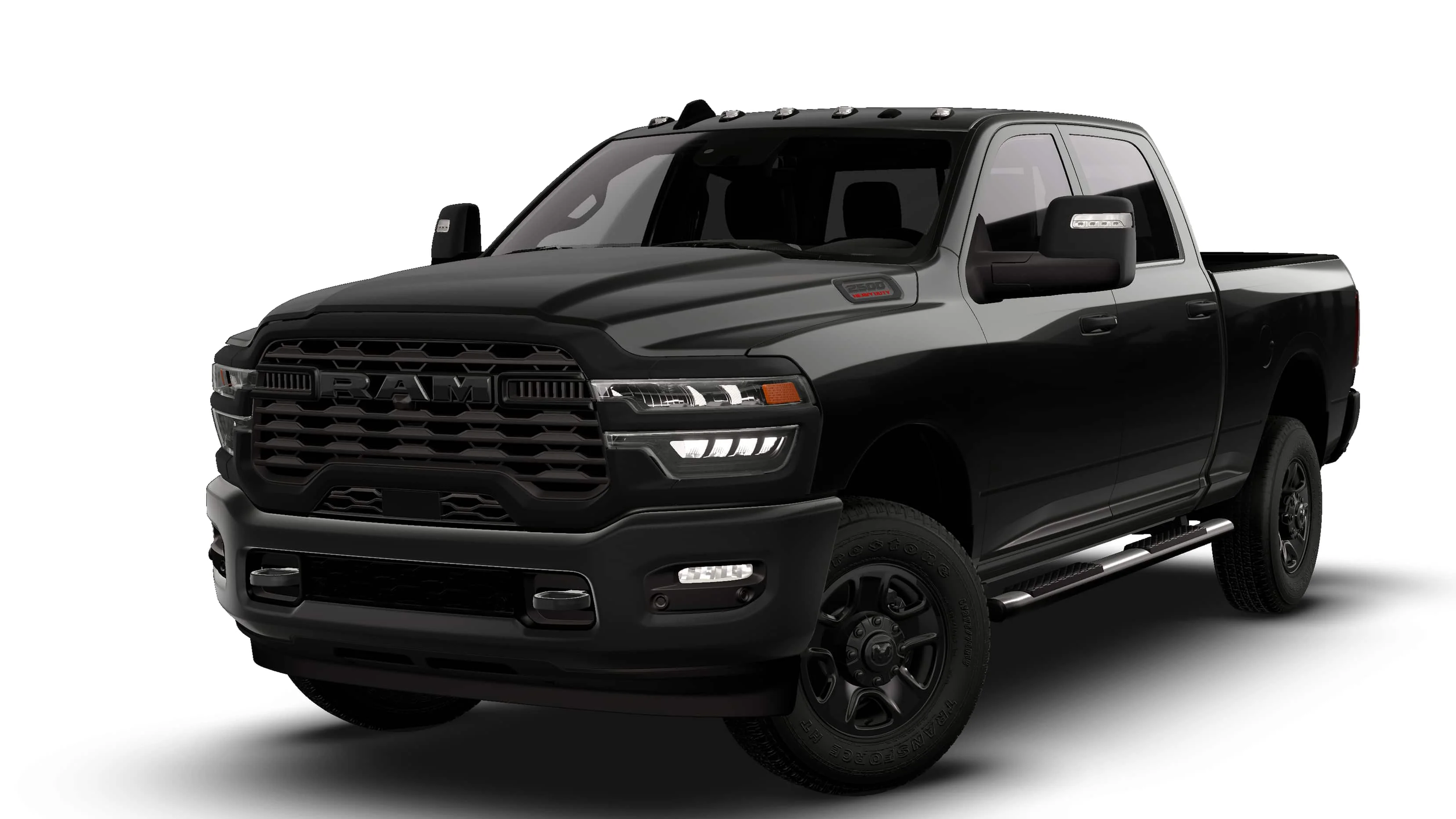 New 2026 Diamond Black Crystal Pearl-Coat Exterior Paint RAM Tradesman image 13