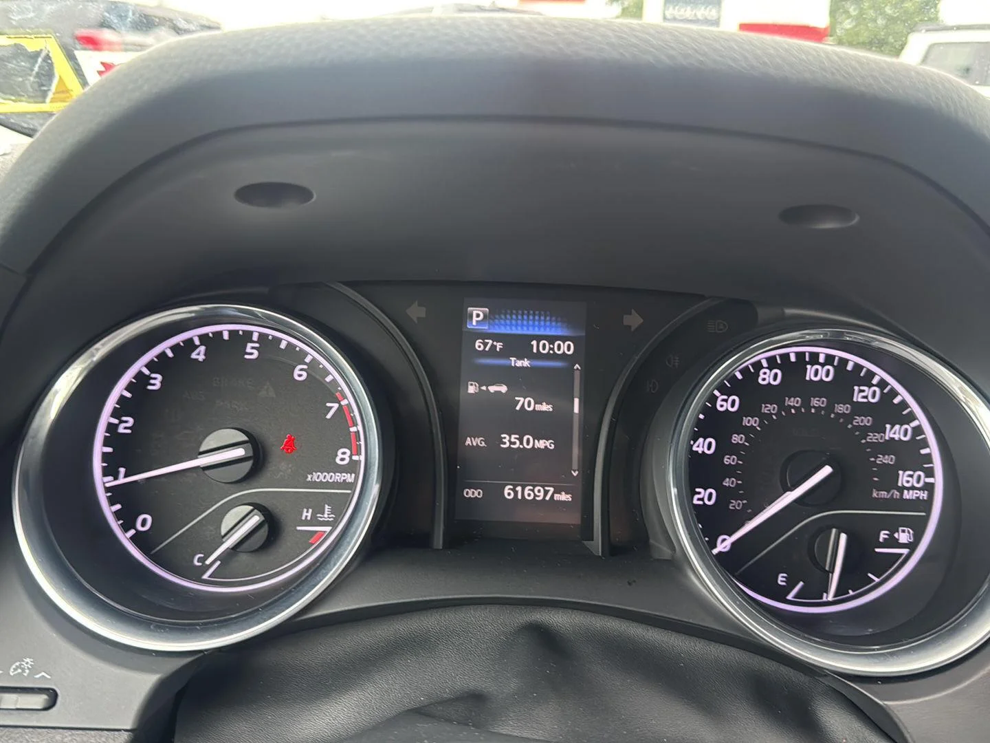 Used 2020 Super White Toyota SE image 8