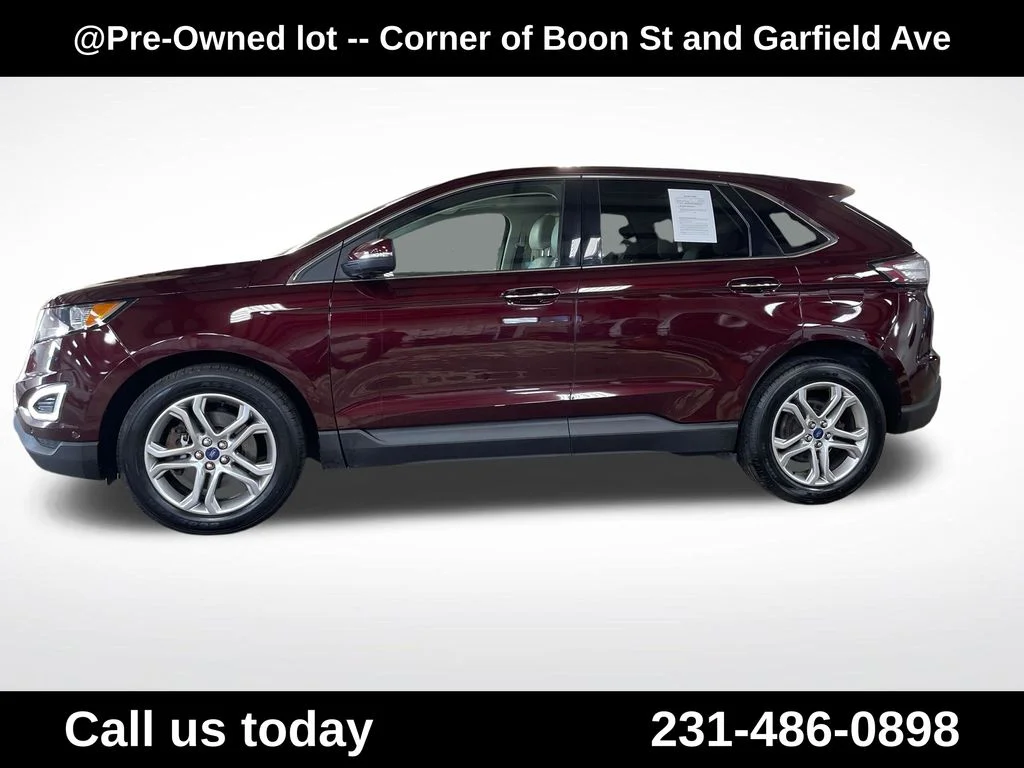 Used 2018 Red Ford Titanium image 2