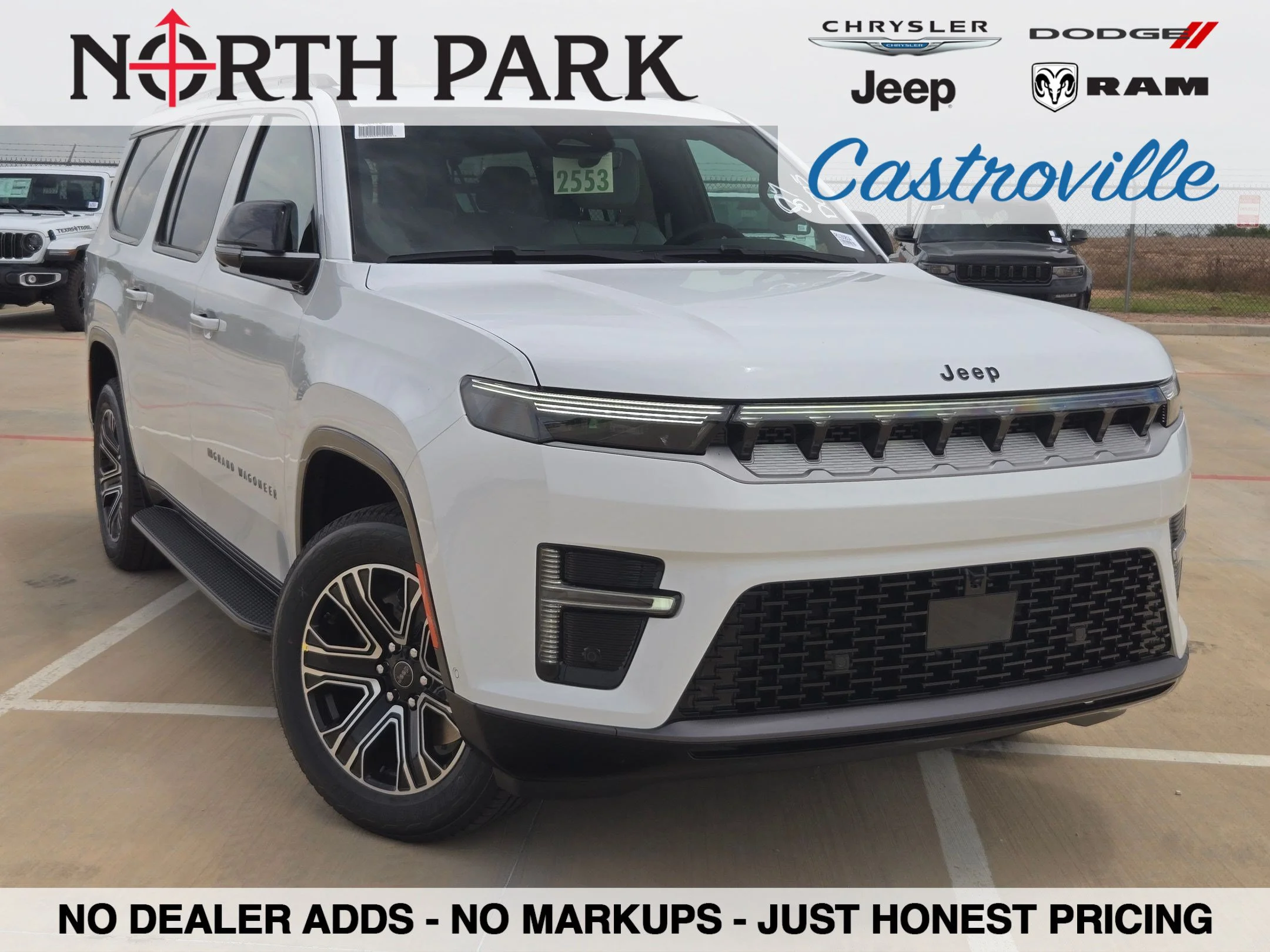 New 2026 Bright White Clearcoat Jeep  image 1