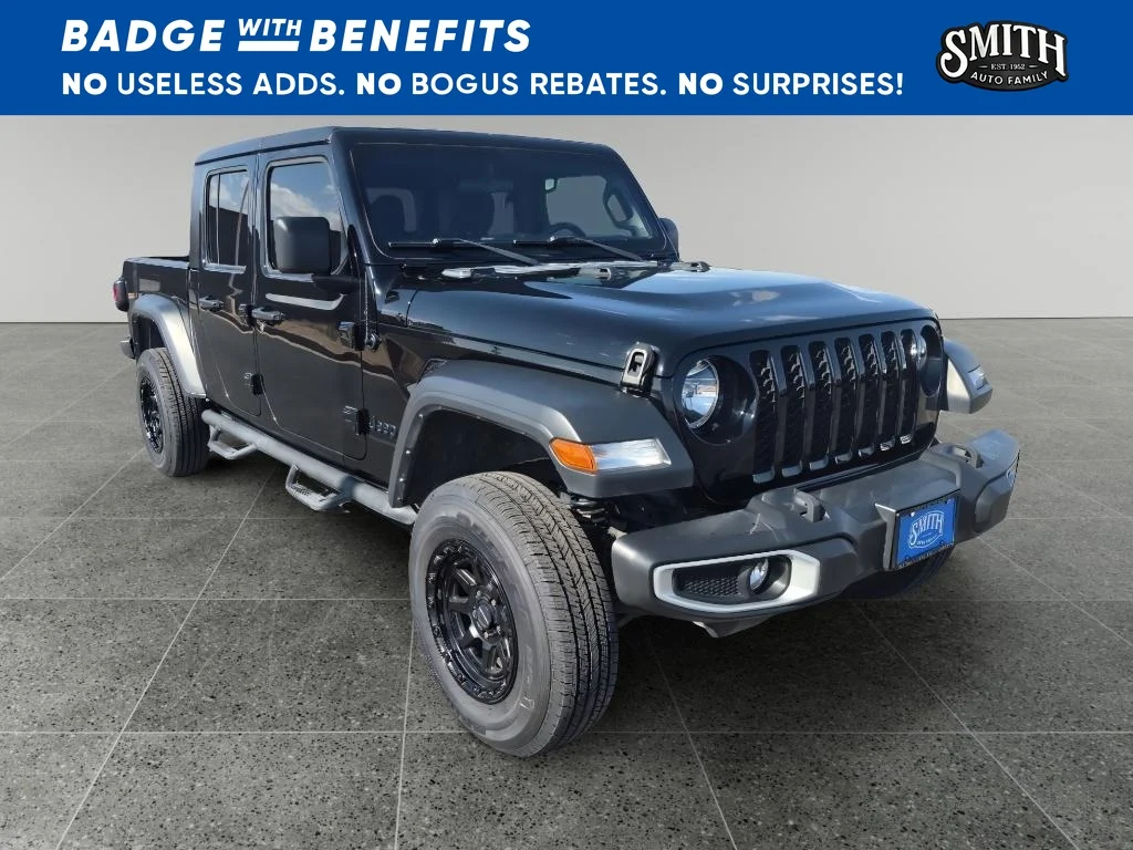 Used 2023 Black Clearcoat Jeep Sport image 1