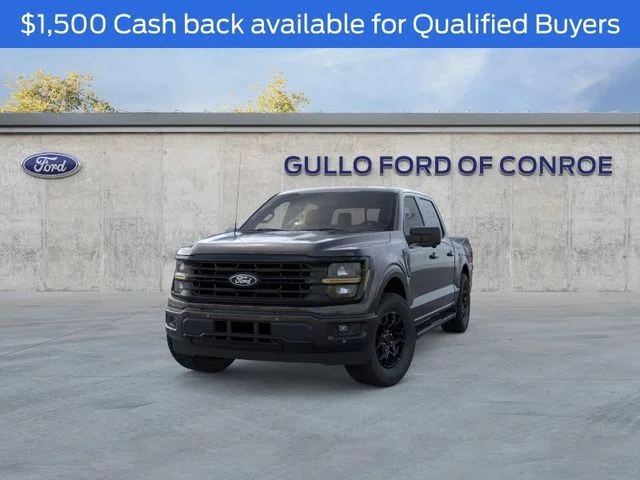 New 2026 Agate Black Metallic Ford XLT image 2