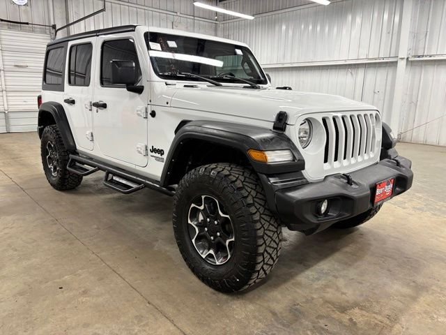 Used 2021 White Jeep Unlimited Sport S image 1