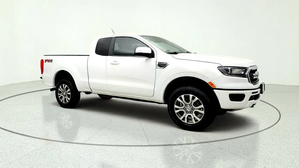 Used 2021 Oxford White Ford LARIAT 4WD SuperCab 6