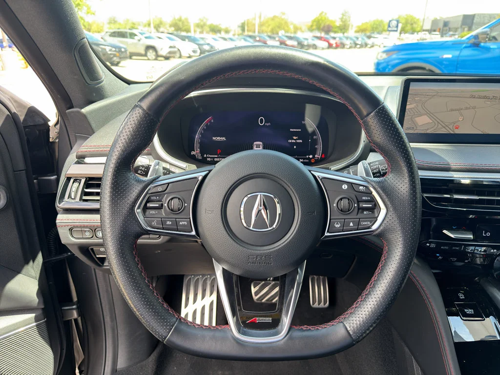 Certified Used 2023 Liquid Carbon Metallic Acura SH-AWD with A-Spec Package image 11