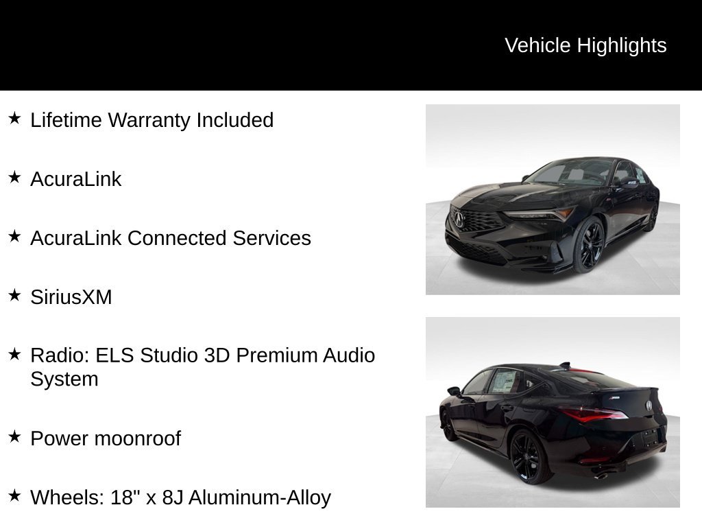 New 2026 Majestic Black Pearl Acura w/A-Spec Technology Package image 5