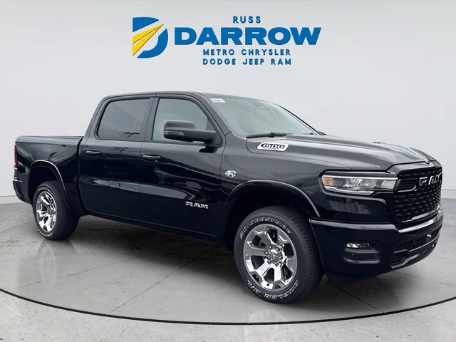 New 2026 Diamond Black Crystal Pearl-Coat Exterior Paint RAM Big Horn/Lone Star image 7