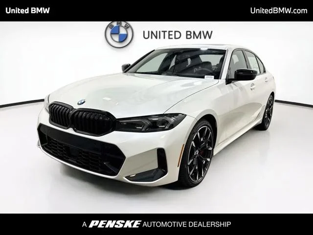 New 2026 Mineral White Metallic BMW 330i image 1