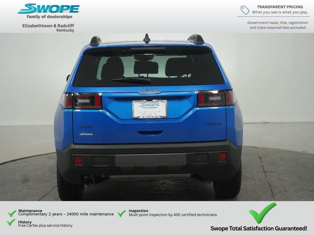New 2026 Hydro Blue Pearlcoat Jeep Limited image 4