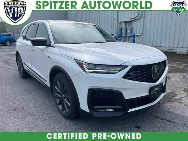Certified Used 2025 Platinum White Pearl Acura A-Spec image 1
