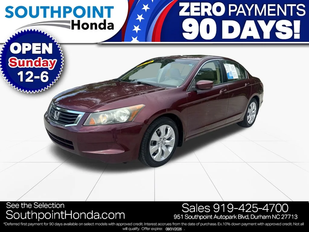 Used 2009 Crystal Black Pearl Honda EX-L image 3
