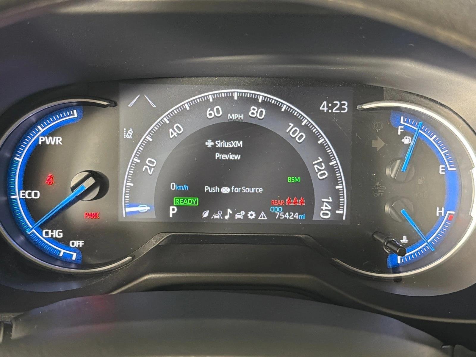 Used 2023 Silver Sky Metallic Toyota Hybrid XLE image 28