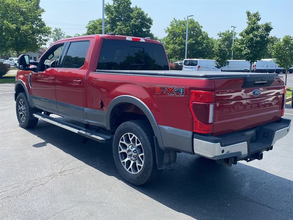 Used 2022 Rapid Red Metallic Tinted Clearcoat Ford LARIAT image 10