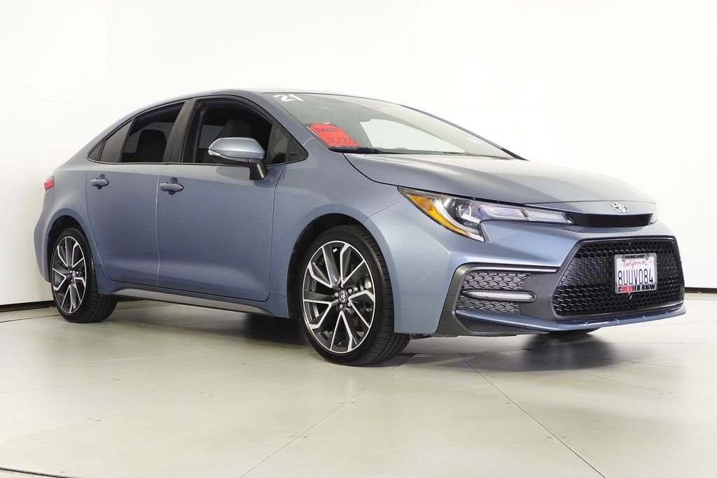 Used 2021 Celestite Toyota SE image 4