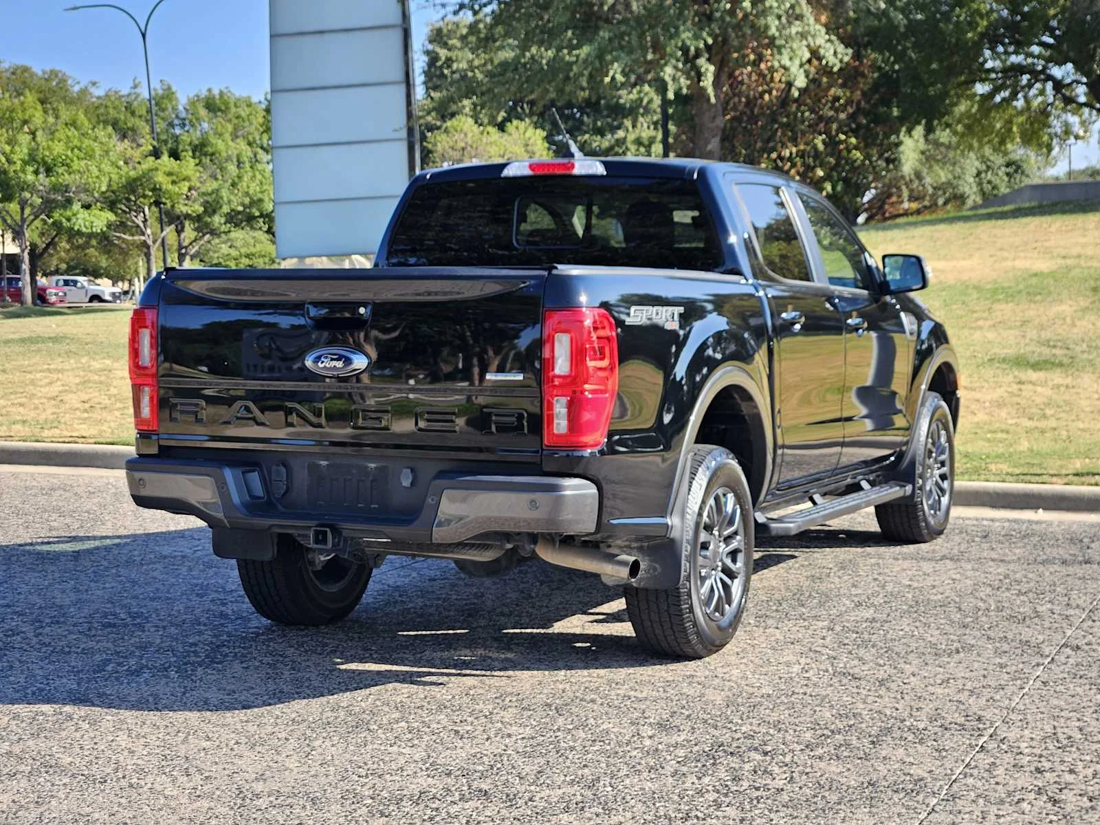 Used 2019 Shadow Black Ford LARIAT image 4
