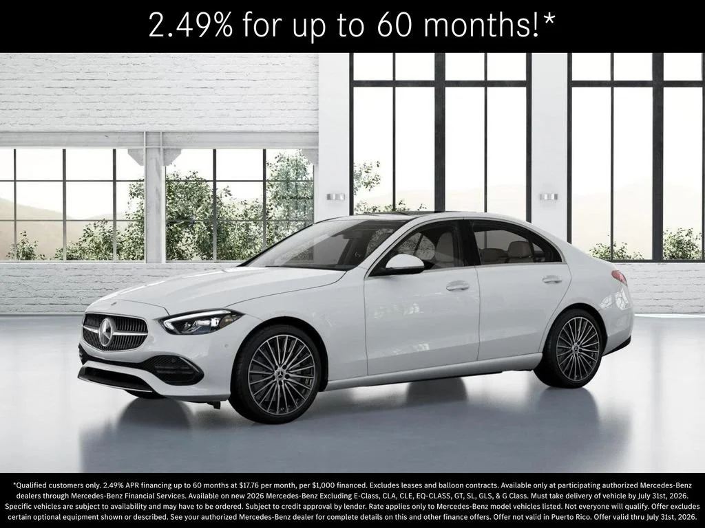 New 2026 Polar White Mercedes-Benz C 300 image 80