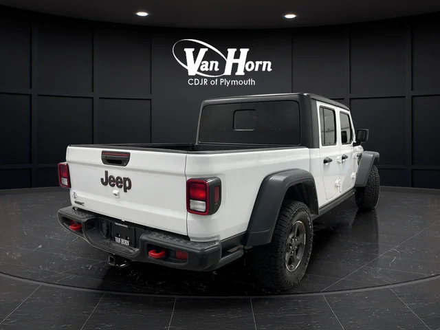 Used 2021 Bright White Clearcoat Jeep Rubicon image 7