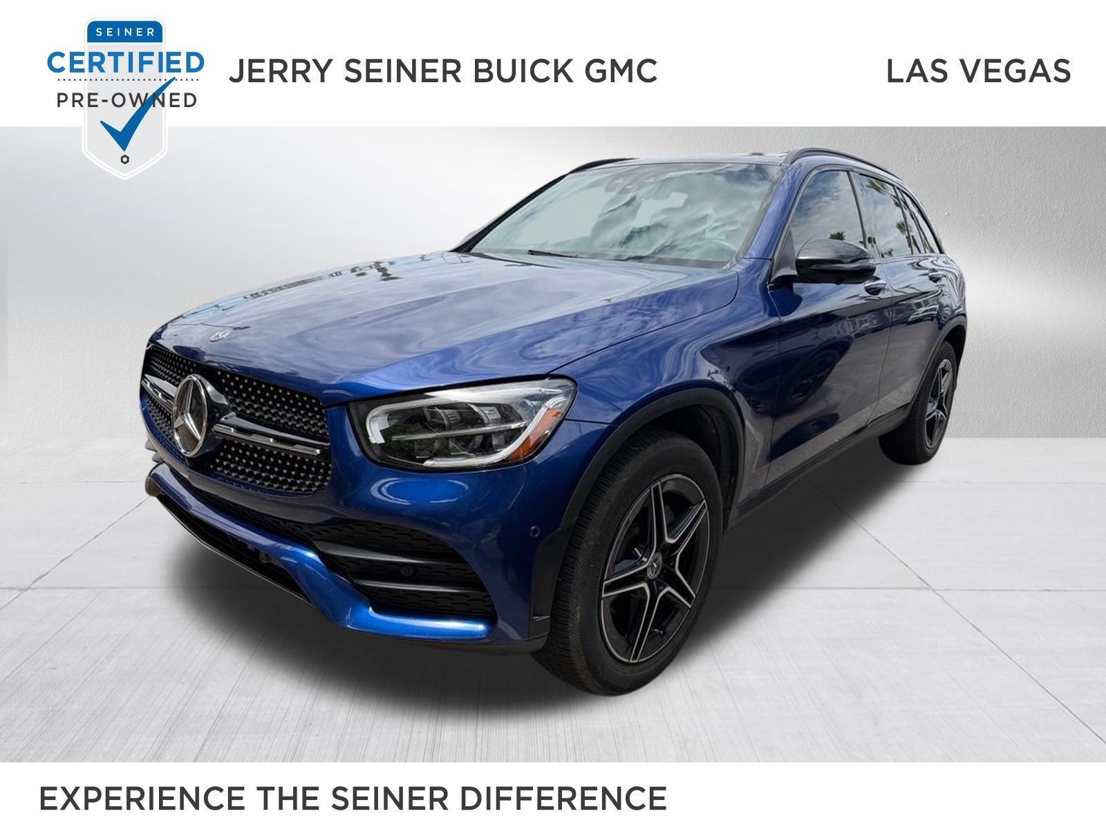 Used 2021 Brilliant Blue Metallic Mercedes-Benz GLC 300 image 1
