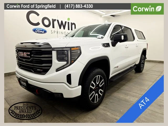 Used 2023 Summit White GMC AT4 image 1